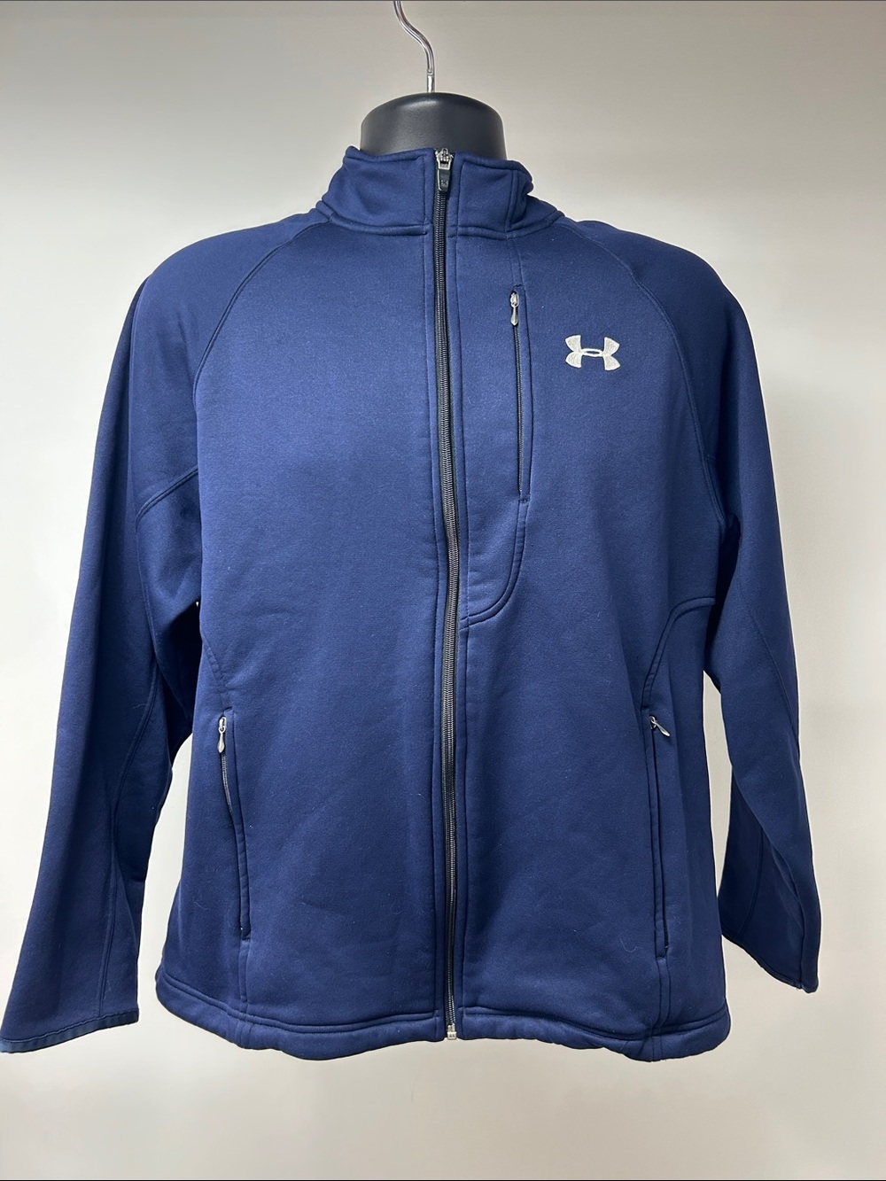 Under Armour Men's Deep Blue Full-Zip Performance Jacket